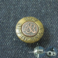brass antique classic design jeans wear metal snaps buttons
